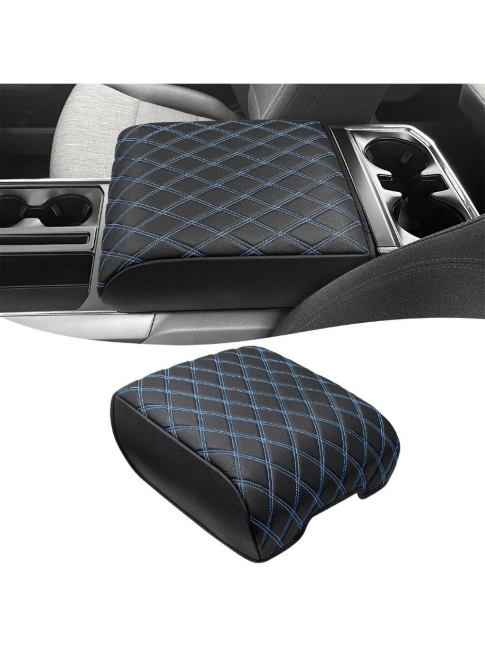Center Console Armrest Cover for 2021-2026 Ford F150 - Anti-Scratch Lid